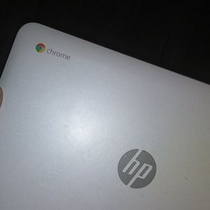 HP chrome laptop